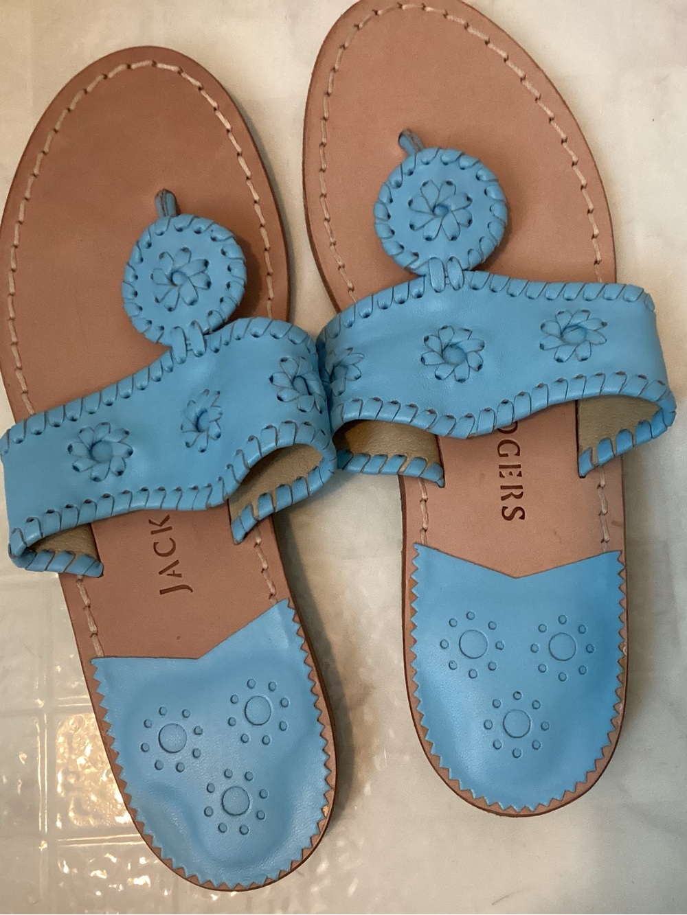 Jack rogers blue sandals - Picture 3 of 6